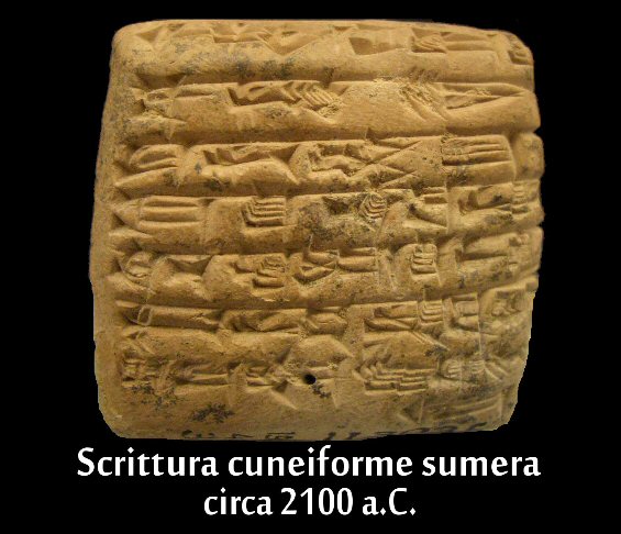 scrittura cuneiforme sumera